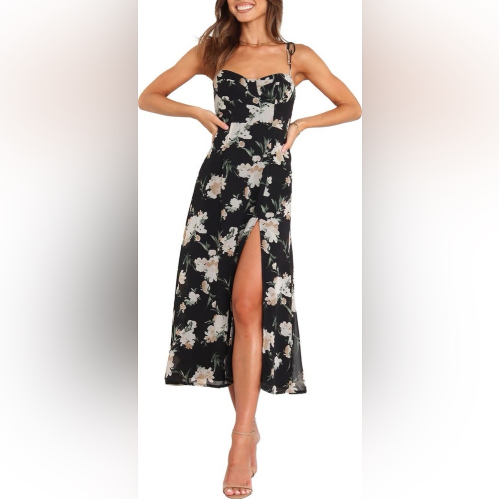 Petal & Pup Meg Floral Print Bustier Dress